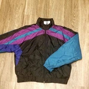 Vntg athletics men 90s windbreaker